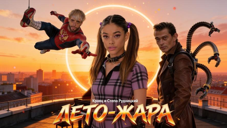 Конфликт из-за актрисы: Стёпа Рудницкий и Кравц в клипе &laquo;Лето &mdash; Жара&raquo; от SFEROOM AI